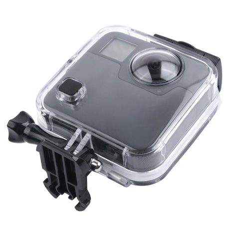 40m Waterproof Housing Protective Case  for GoPro Fusion, with Buckle Basic Mount & Screw & Wrench, For GoPro Fusion