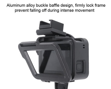 Housing Shell CNC Aluminum Alloy Protective Cage with Insurance Frame & 52mm UV Lens for GoPro HERO7 Black /6 /5, 52mm UV Black, 52mm UV Blue, 52mm UV Red