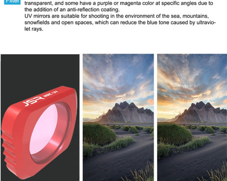 HD Slim MCUV Lens Filter for DJI OSMO Pocket, MCUV Filter