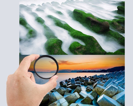 JUNESTAR Proffesional 58mm Lens Filter ND Filter Kits (ND2 + ND4 + ND8) for GoPro & Xiaomi Xiaoyi Yi & SJCAM Sport Action Camera, 3 in 1 ND Filter