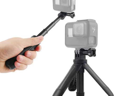 GP446 Multifunctional Mini Fixed Tripod for DJI, Insta360, GoPro and Other Action Cameras, GP446 (Grey), GP446 (Blue), GP446 (Red), GP446 (Black)