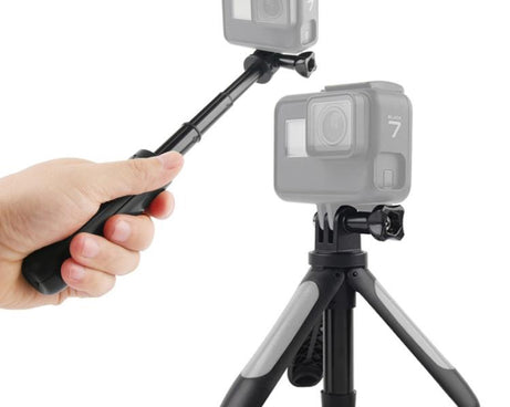 GP446 Multifunctional Mini Fixed Tripod for DJI, Insta360, GoPro and Other Action Cameras, GP446 (Grey), GP446 (Blue), GP446 (Red), GP446 (Black)