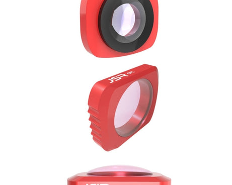 JSR 3 in 1 CR Super Wide Angle Lens 12.5X Macro Lens + CPL Lens Filter Set for DJI OSMO Pocket, Macro Lens+CPL+CR