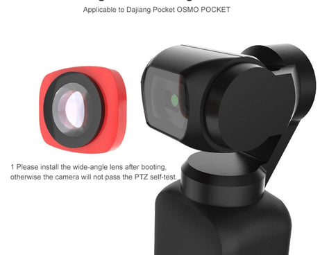 JSR 3 in 1 CR Super Wide Angle Lens 12.5X Macro Lens + CPL Lens Filter Set for DJI OSMO Pocket, Macro Lens+CPL+CR