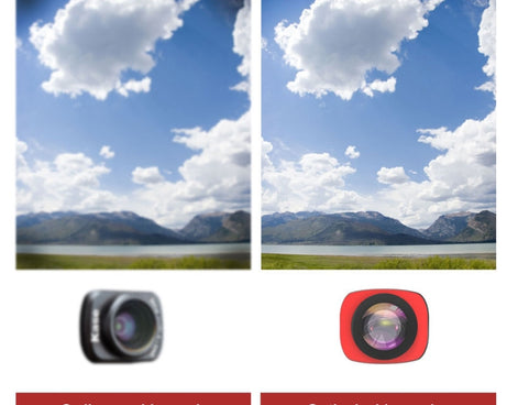 JSR 3 in 1 CR Super Wide Angle Lens 12.5X Macro Lens + CPL Lens Filter Set for DJI OSMO Pocket, Macro Lens+CPL+CR