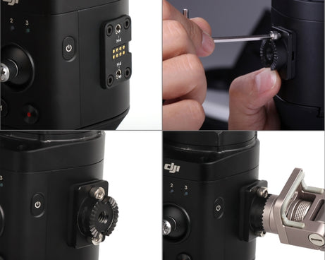 Sunnylife RO-Q9152 Extension Mounting Clamp Adapter for DJI RONIN-S Gimbal, RO-Q9152 Clamp Adapter