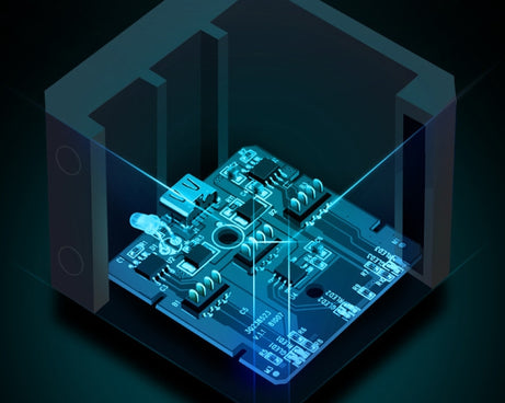 RUIGPRO USB Triple Batteries Housing Charger Box with LED Indicator Light for DJI OSMO Action 1