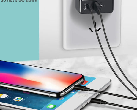 RUIGPRO USB Triple Batteries Housing Charger Box with LED Indicator Light for DJI OSMO Action 1