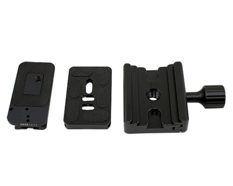 FCD-1 Dual-use Knob Quick Release Clamp Adapter Plate Mount for 39mm Arca / 32mm SLIDEFIX Quick Release Plate