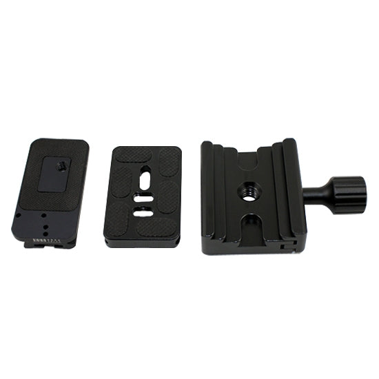 FCD-1 Dual-use Knob Quick Release Clamp Adapter Plate Mount for 39mm Arca / 32mm SLIDEFIX Quick Release Plate