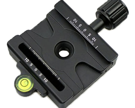 FMA-60 Dual-use Knob Quick Release Clamp Adapter Plate Mount for Arca Swiss / RRS / SUNWAYFOTO Quick Release Plate