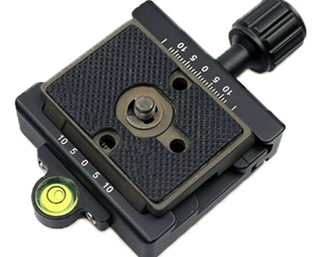 FMA-60 Dual-use Knob Quick Release Clamp Adapter Plate Mount for Arca Swiss / RRS / SUNWAYFOTO Quick Release Plate