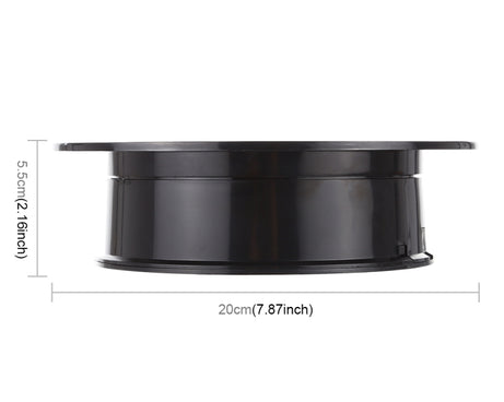 20cm 360 Degree Electric Rotating Turntable Display Stand Photography Video Shooting Props Turntable, Load 1.5kg, Powered by Battery & USB, 20cm/Powered by Battery or USB(B), 20cm/Powered by Battery or USB(W), 20cm/Powered by Battery or USB(W+B)