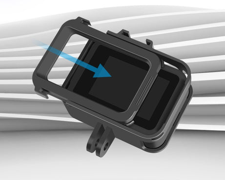 RUIGPRO for GoPro HERO8 Black Standard Border PC ABS Frame Mount Protective Case