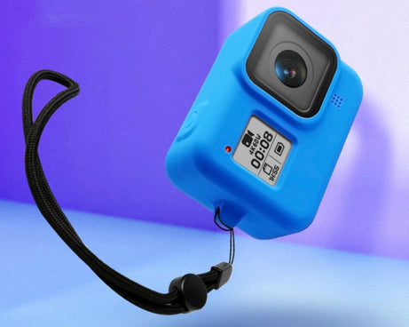 Silicone Protective Case Cover with Wrist Strap for GoPro HERO8 Black, For GoPro HERO8 Black