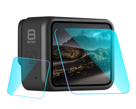 For GoPro HERO8 Black Lens + LCD Display Tempered Glass Film, For GoPro HERO8 Black