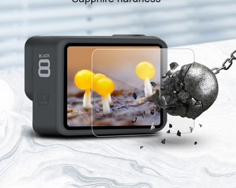 For GoPro HERO8 Black Lens + LCD Display Tempered Glass Film, For GoPro HERO8 Black
