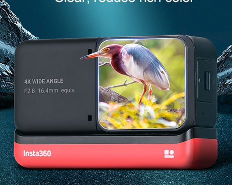Lens + LCD Display Tempered Glass Film for Insta 360 One R 4K, For Insta 360 One R 4K