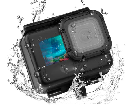 50m Waterproof Housing Protective Case with Buckle Basic Mount & Screw for GoPro HERO10 Black / HERO9 Black, 50m Waterproof Case