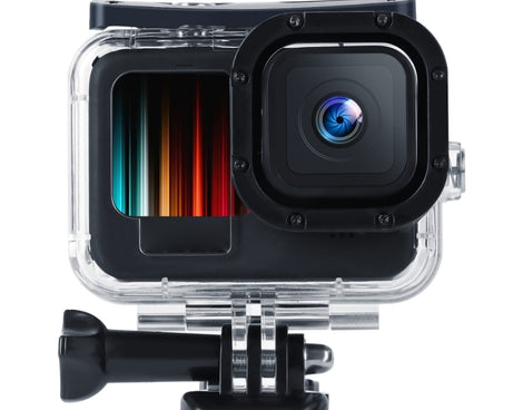 Shockproof Dustproof Housing Protective Case with Charging Hole & Buckle Basic Mount & Screw For GoPro HERO10 Black / HERO9 Black