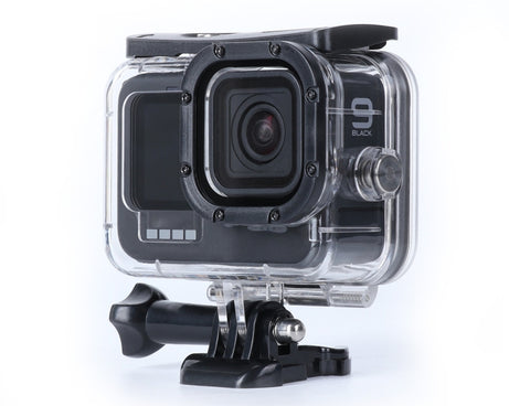 Shockproof Dustproof Housing Protective Case with Charging Hole & Buckle Basic Mount & Screw For GoPro HERO10 Black / HERO9 Black