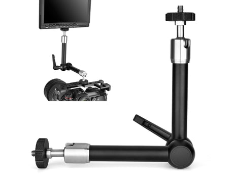 YELANGU 11 inch Adjustable Friction Articulating Magic Arm(Blue, Grey and Blue)