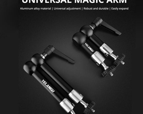YELANGU 11 inch Adjustable Friction Articulating Magic Arm, 11 inch