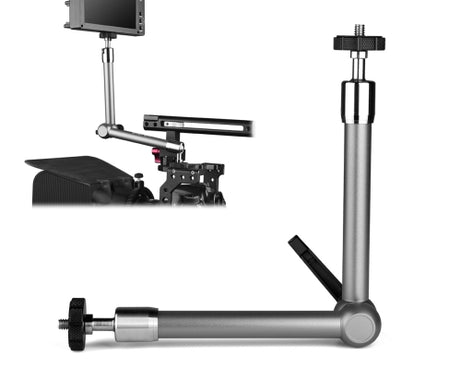 YELANGU 11 inch Adjustable Friction Articulating Magic Arm(Blue, Grey and Blue)