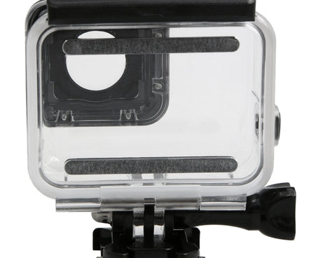 For GoPro HERO5 30m Waterproof PC & ABS Housing Protective Case + Touch Back Cover with Buckle Basic Mount & Long Screw, Backcover Size: 7 x 6 cm, Protective Case