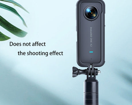 PC Plastic Protective Frame Mount Cage with Tripod Base Adapter for Insta360 One X2, For Insta360 One X2