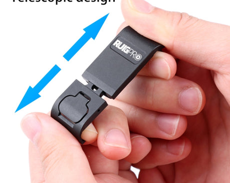 RUIGPRO Aluminum Alloy Battery Side Interface Cover for GoPro HERO10 Black / HERO9 Black, Aluminum Alloy Side Cover