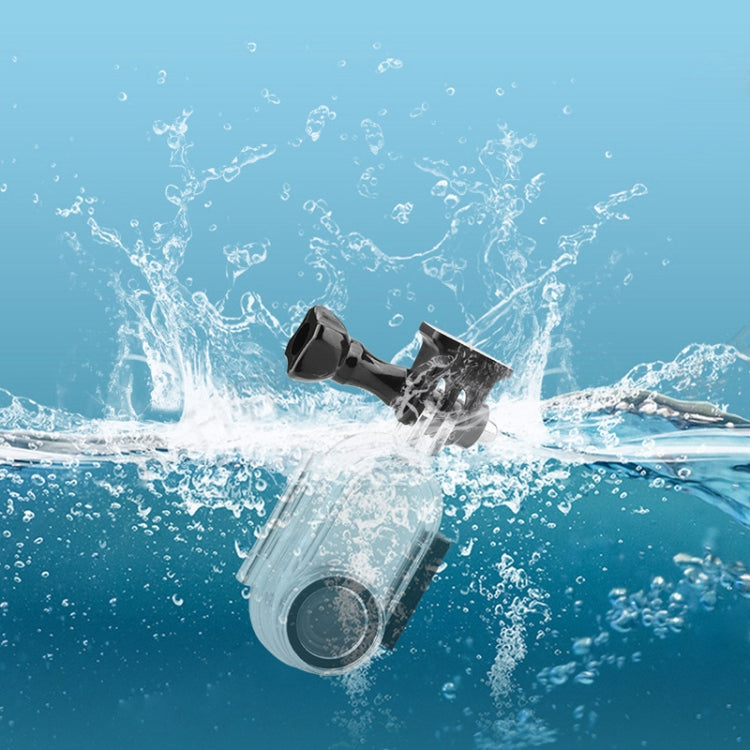 30m Underwater Waterproof Housing Protective Case for Insta360 GO 2, with Base Adapter & Screw, For Insta360 GO 2