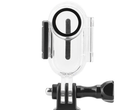 30m Underwater Waterproof Housing Protective Case for Insta360 GO 2, with Base Adapter & Screw, For Insta360 GO 2