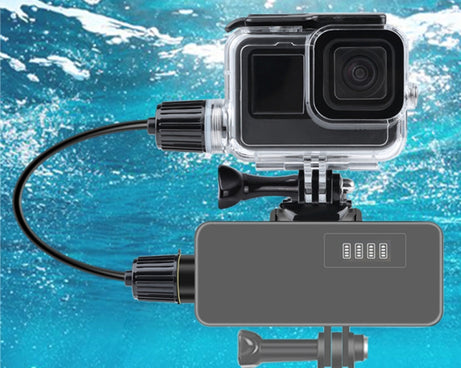 For GoPro HERO10 Black / HERO9 Black 30m Charging Waterproof Housing Case with Buckle Basic Mount & Screw, For GoPro HERO9 Black / Charging
