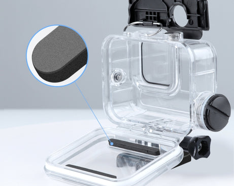 For GoPro HERO10 Black / HERO9 Black 30m Charging Waterproof Housing Case with Buckle Basic Mount & Screw, For GoPro HERO9 Black / Charging
