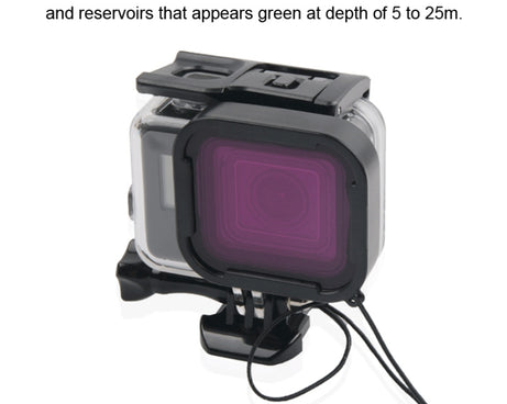 45m Waterproof Housing Protective Case + Touch Screen Back Cover for GoPro NEW HERO /HERO6 /5, with Buckle Basic Mount & Screw & (Purple, Red, Pink) Filters, No Need to Remove Lens, Touch Screen + Filters (Transparent), Touch Screen + Filters (Black)