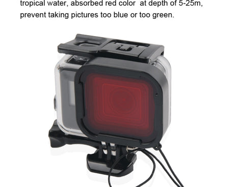 45m Waterproof Housing Protective Case + Touch Screen Back Cover for GoPro NEW HERO /HERO6 /5, with Buckle Basic Mount & Screw & (Purple, Red, Pink) Filters, No Need to Remove Lens, Touch Screen + Filters (Transparent), Touch Screen + Filters (Black)