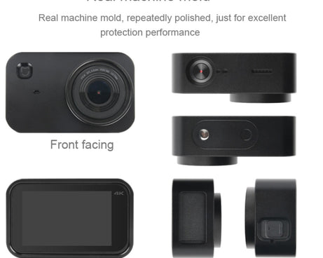 Housing Shell Aluminum Alloy Protective Cage with 37mm Filter Lens & Lens Cap & Screw for Xiaomi Mijia Small Camera