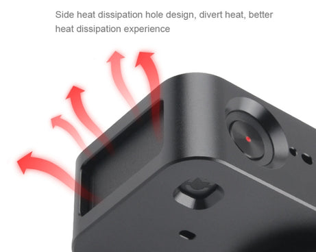 Housing Shell Aluminum Alloy Protective Cage with 37mm Filter Lens & Lens Cap & Screw for Xiaomi Mijia Small Camera