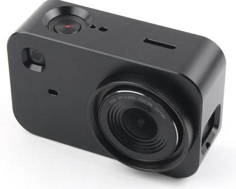 Housing Shell Aluminum Alloy Protective Cage with 37mm Filter Lens & Lens Cap & Screw for Xiaomi Mijia Small Camera