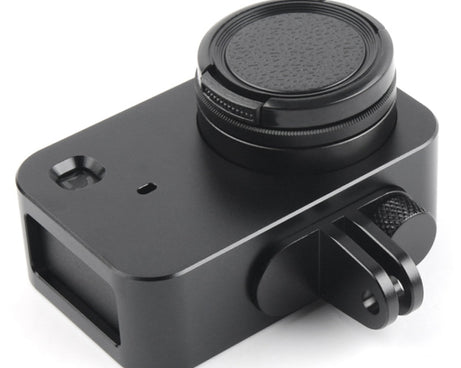 Housing Shell Aluminum Alloy Protective Cage with 37mm Filter Lens & Lens Cap & Screw for Xiaomi Mijia Small Camera