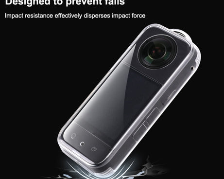 For Insta360 X3 Full Body Clear TPU Protective Case, Full Body Case