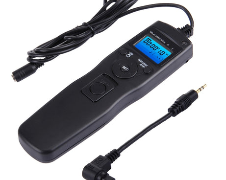 RST-7002 LCD Screen Time Lapse Intervalometer Shutter Release Digital Timer Remote Controller with C8 Cable for CANON 1D/1DS/50D/40D/30D/20D/10D/5D/7D Camera, RST-7002