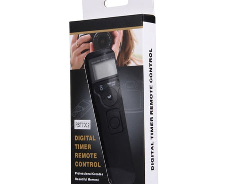 RST-7002 LCD Screen Time Lapse Intervalometer Shutter Release Digital Timer Remote Controller with C8 Cable for CANON 1D/1DS/50D/40D/30D/20D/10D/5D/7D Camera, RST-7002