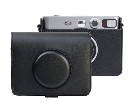 Retro Full Body Camera PU Leather Case Bag with Strap for FUJIFILM instax mini Evo, For FUJIFILM instax mini Evo Retro