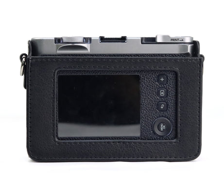 Retro Full Body Camera PU Leather Case Bag with Strap for FUJIFILM instax mini Evo, For FUJIFILM instax mini Evo Retro