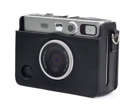 Retro Full Body Camera PU Leather Case Bag with Strap for FUJIFILM instax mini Evo, For FUJIFILM instax mini Evo Retro
