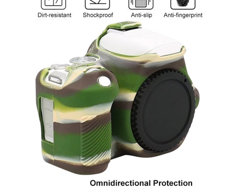 For Canon EOS 200D / EOS 200D Mark II Soft Silicone Protective Case, For Canon EOS 200D, For Canon EOS 200D / EOS 200D Mark II