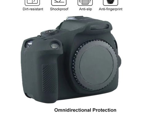 Soft Silicone Protective Case for Canon EOS 2000D, For Canon EOS 2000D