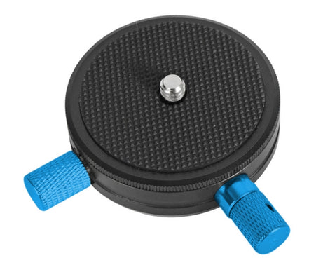 BEXIN QR-02 360 Degree Rotation Quick Release Head Camera Tripod Base Plate, QR-02 360